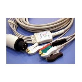 CABO DE ECG COMPATÍVEL COM BCI – 5 VIAS