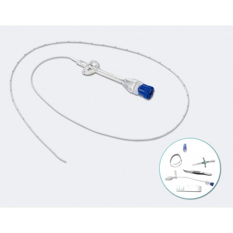 CATETER PERCUTÂNEO MONO-LUMEN PICC COM INTRODUTOR 