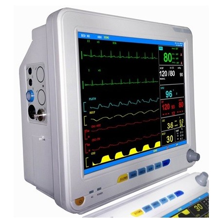 Monitor Multiparamétrico Veterinário de 12 Polegadas com pressão invasiva IBP