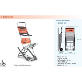 Cadeira para descida de escadas LINCE SR