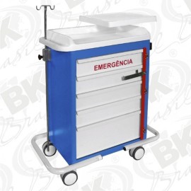 CARRO DE EMERGÊNCIA 05 GAVETAS SA
