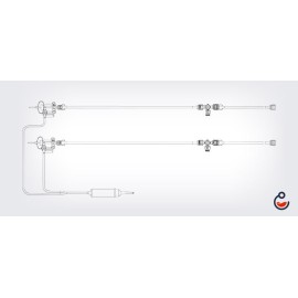 Kit de Transdutores monitorização  de pressão com dois transdutores