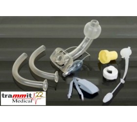 Conjunto de Cânula para traqueostomia com Balão, com Sub-cânula e Acessórios