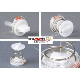 Cânula para punção de reservatório com dispositivo de segurança Gripstick Safety